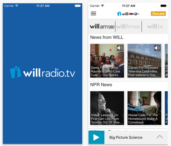 WILL Radio/TV iOS App
