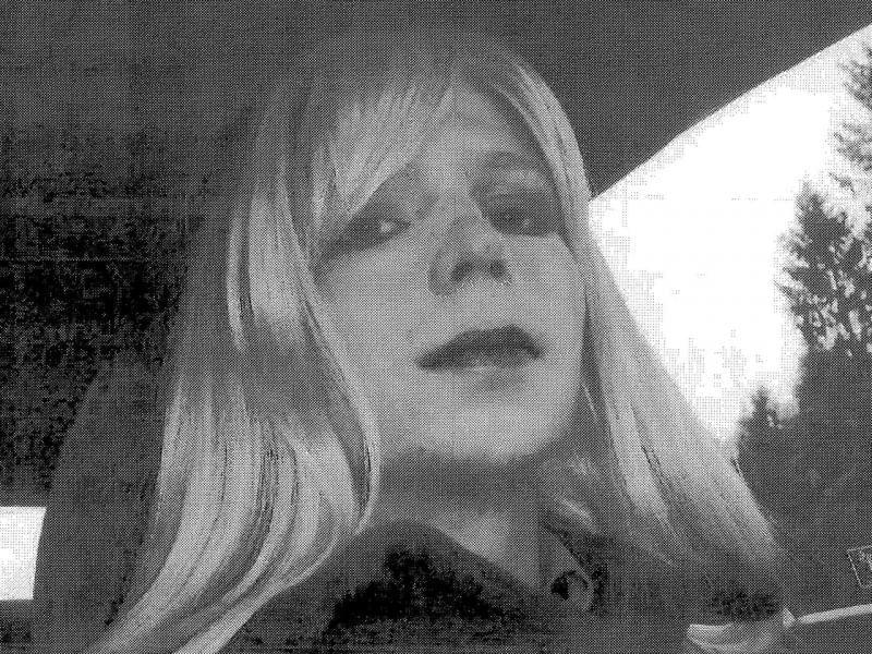 Army Pfc. Bradley Manning, who now asks to be referred to as Chelsea, dressed as a woman in this 2010 photograph.