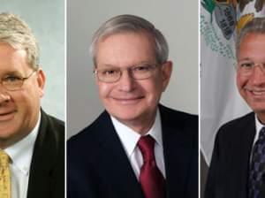 Reps. Jim Durkin, Dwight Kay, and Raymond Poe are seeking the position of House Republican leader.