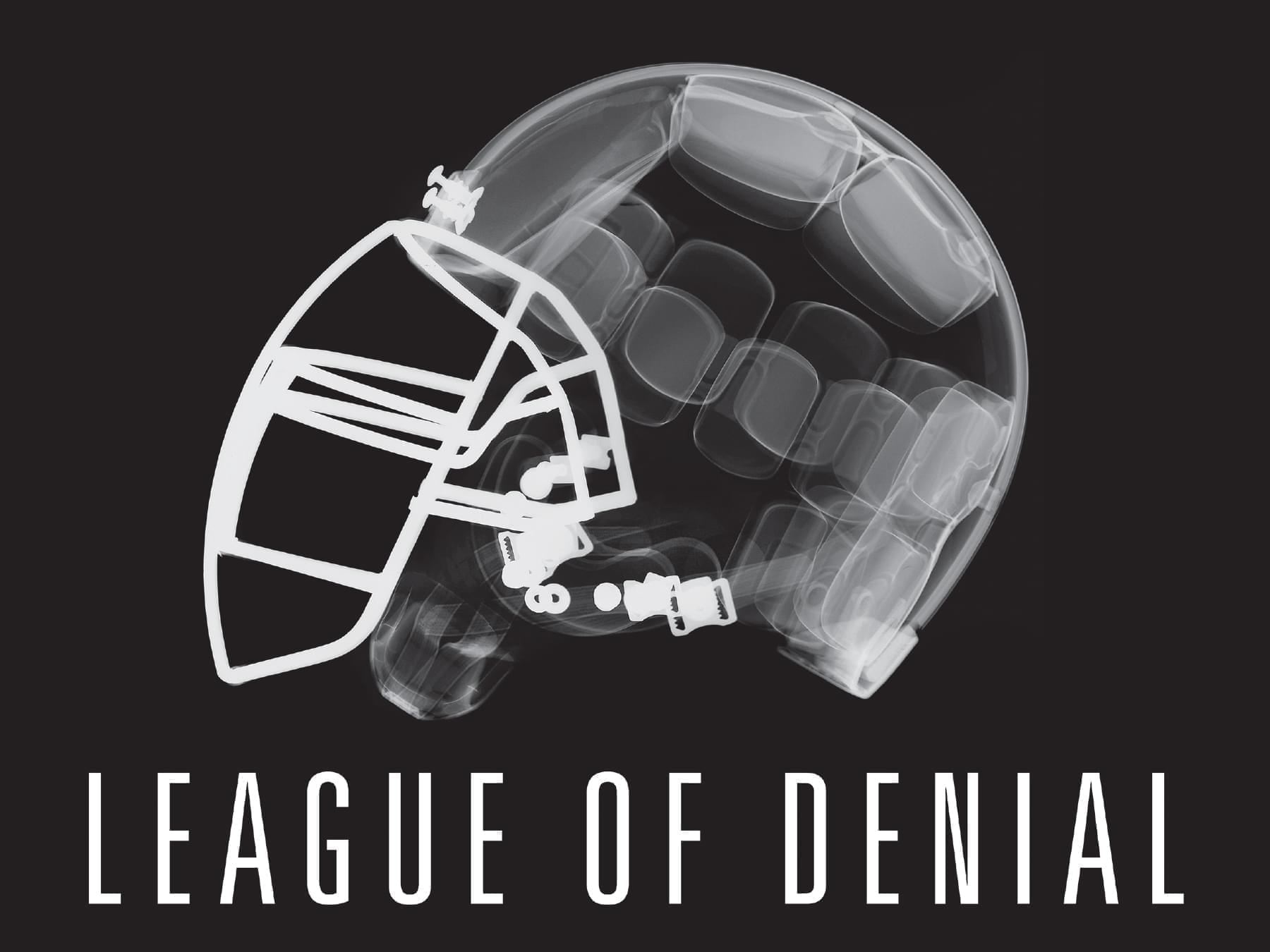 Image of a football helmet in x-ray for Frontline program: League of Denial