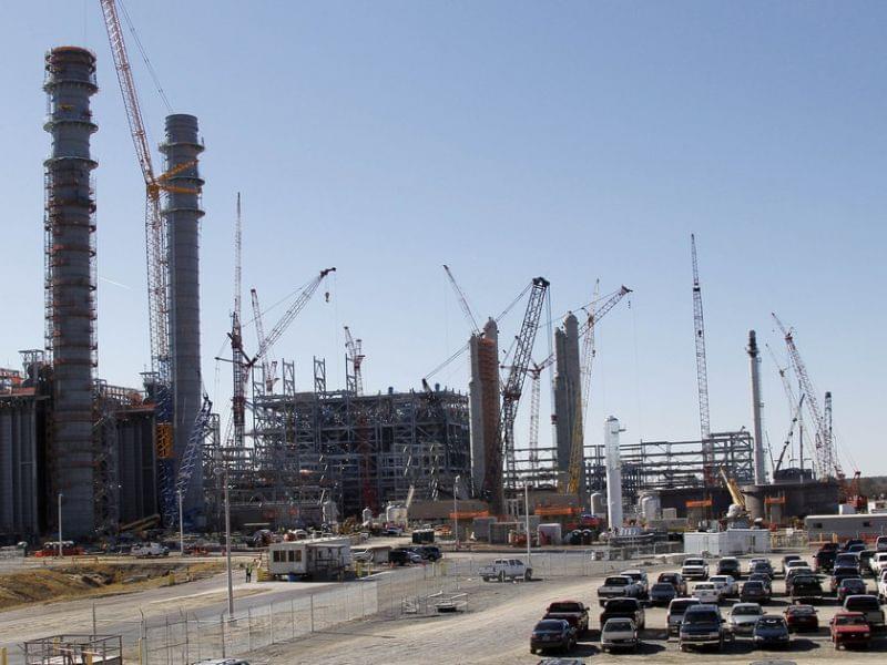 Mississippi Power's Kemper County energy facility near DeKalb, Miss., seen under construction on Nov. 13, 2012. Carbon dioxide will be captured from this plant and used to stimulate production of oil from existing wells.