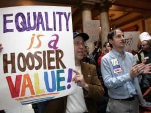 Indiana same-sex marriage supporters