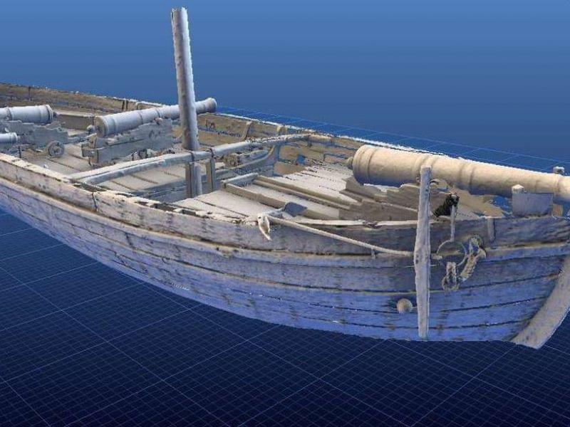 Even visitors to the National Museum of American History in Washington, D.C., can't see the Gunboat Philadelphia from every angle. But online, viewers can flip the boat in every possible direction using the Smithsonian Institution's new 3-D