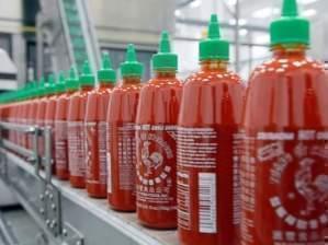 The Sriracha production line at Huy Kong Foods in Irwin, California.