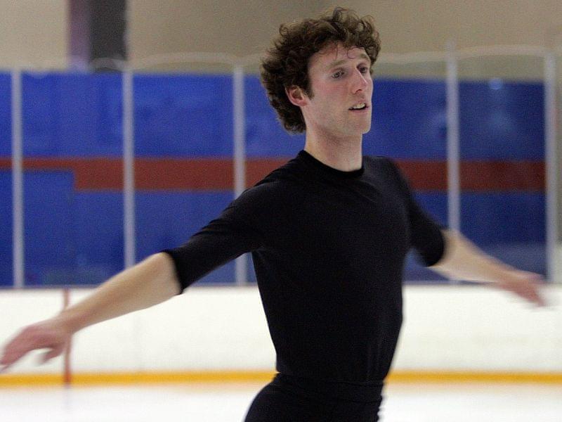 Matt Savoie practices at the Four Continents Figure Skating Championship Colorado Springs in 2006.