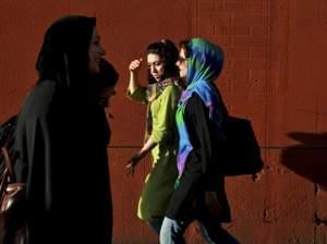 Iranian women, shown here in downtown Tehran, are among groups in the country pushing for social and economic change.