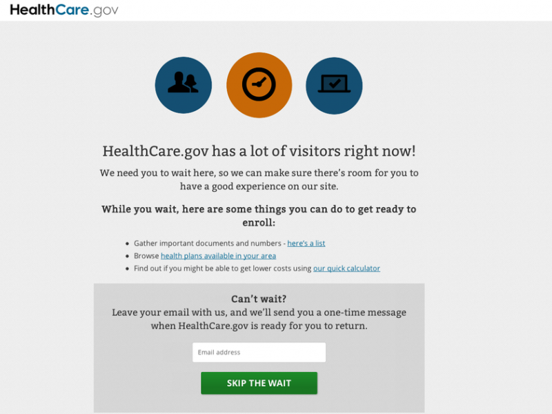 HealthCare.gov website problems