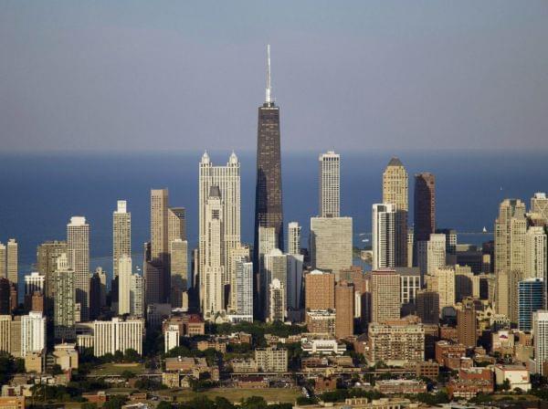 The Chicago skyline. The city&#039;s police chief says his officers can&#039;t keep up with the number of illegal weapons on the city&#039;s streets.