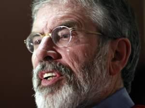 Sinn Fein President Gerry Adams is in custody and being questioned in connection with a 1972 kidnapping and murder.