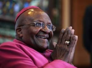The Rev. Desmond Tutu, shown during a press conference last month in Cape Town, has been sharply critical of South Africa's political leadership as the country marks 20 years since the end of apartheid. He said he wouldn't vote for the ruli