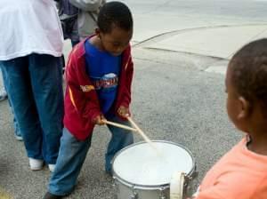 Drumming young