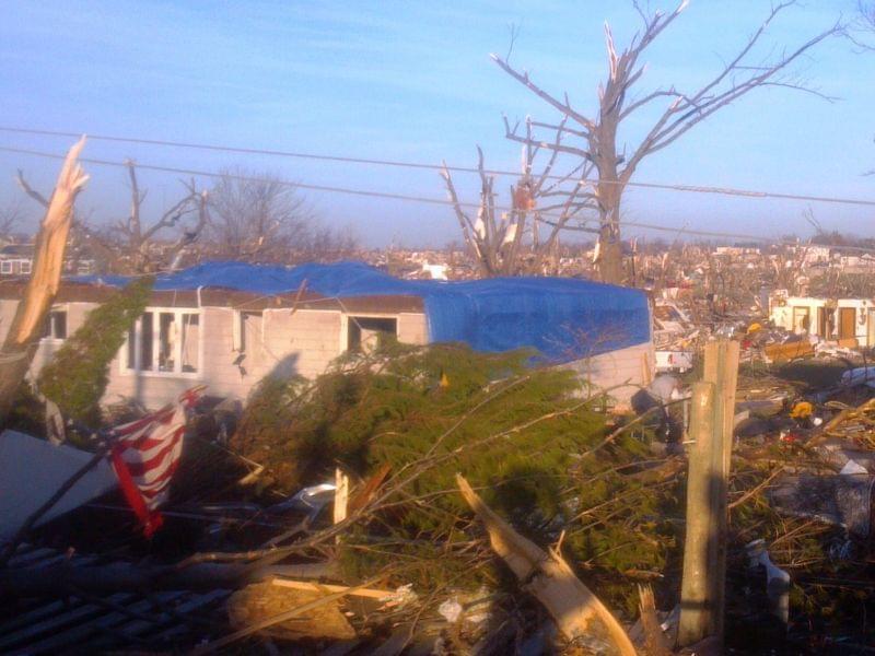 Destruction in Washington, Ill., following the Nov. 17, 2013 tornado.