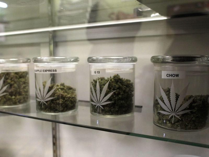 Prepared marijuana is for sale for those who possess a medical marijuana card, inside a dispensary in the small Rocky Mountain town of Nederland, Colo.