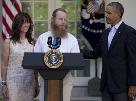 President Obama, Jani Bergdahl and Bob Bergdahl speak during a news conference in the Rose Garden of the White House in Washington on May 31 about the release of their son, U.S. Army Sgt. Bowe Bergdahl.