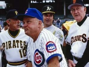 Don Zimmer before the 1990 All-Star Game 