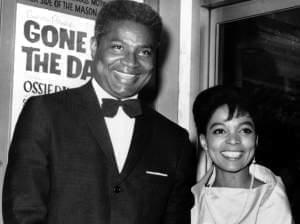 Ossie Davis and Ruby Dee in 1963,