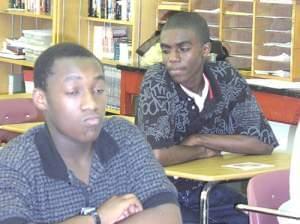 Urbana High School students Monandi and Elijah