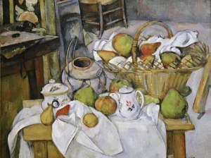The Kitchen Table (La table de cuisine) by Paul Cezanne, 1888-1890.