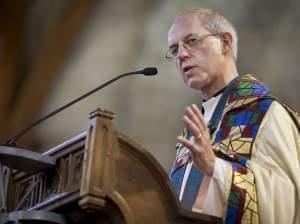 The Archbishop of Canterbury Justin Welby, shown here in Kenya last October, supported the decision to ordain women as bishops.