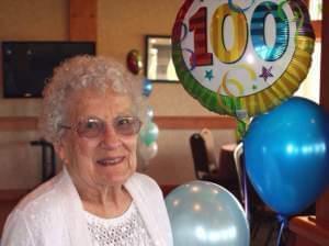 Betty Esser is 100 years old. 