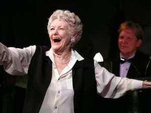 Elaine Stritch at the Cafe Carlyle in 2013.