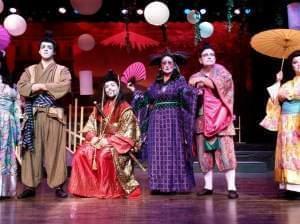 Photo of the cast of The Mikado