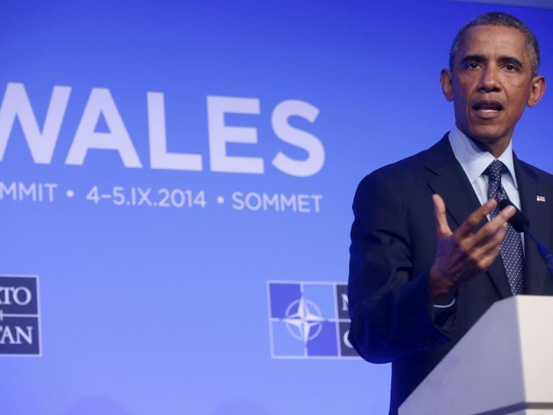 President Obama speaks at NATO Summit Friday in Wales.