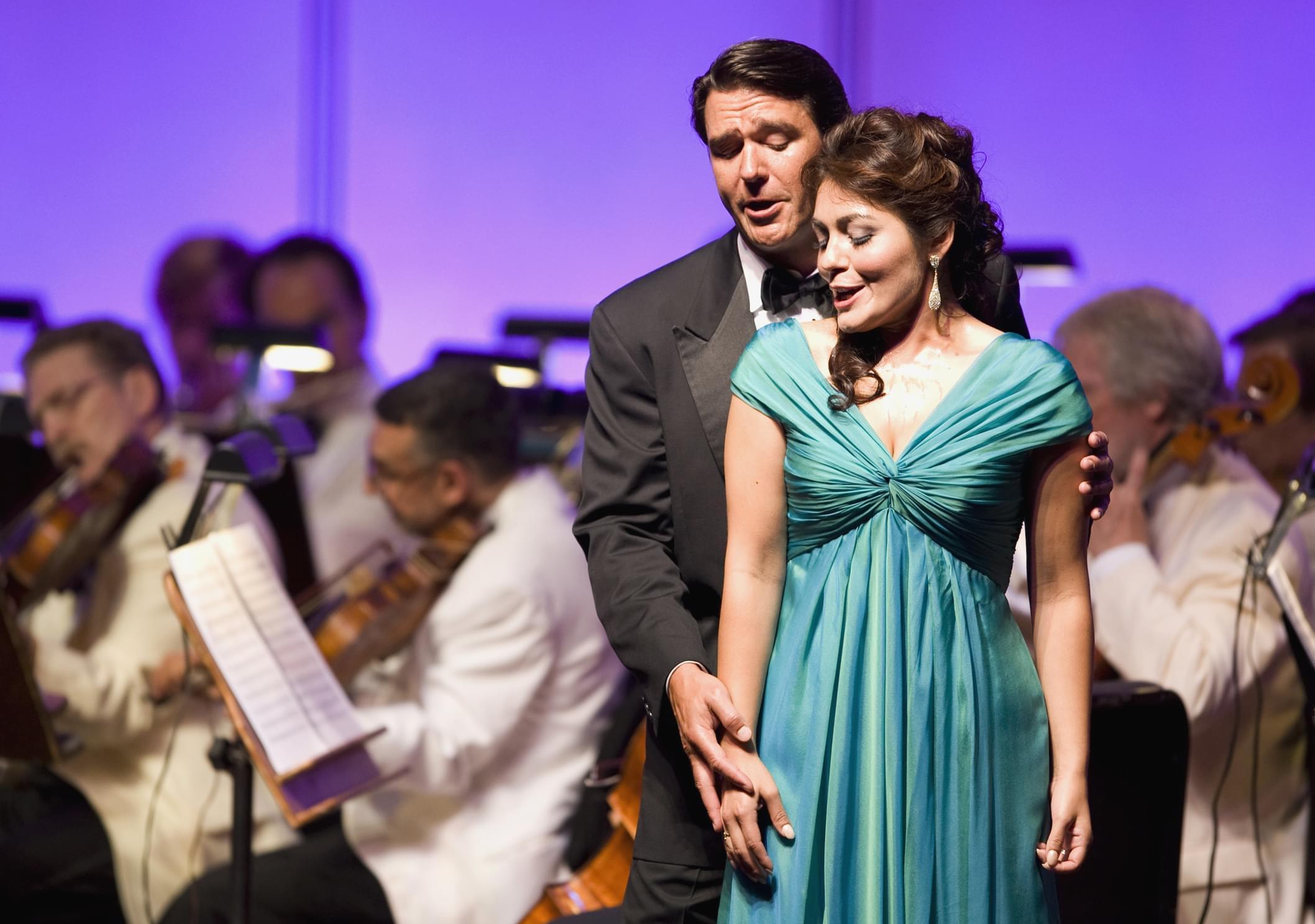 Nathan Gunn as the Count, performing in The Marriage of Figaro in Highland Park, Illinois.