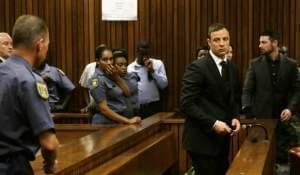 South African track star Oscar Pistorius is sentenced to five years in prison.