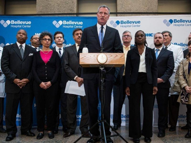 New York City Mayor Bil de Blasio talked about Craig Spencer in a news conference last month.