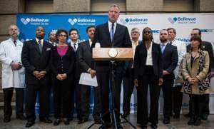 New York City Mayor Bil de Blasio talked about Craig Spencer in a news conference last month.