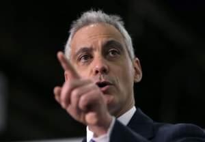Chicago Mayor Rahm Emanuel talks about future plans for a maintenance facility.