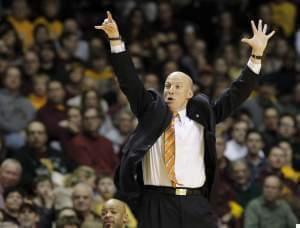 Illini Head Coach John Groce during Saturday's loss