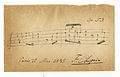 Music score in Chopin's handwriting (autograph score)