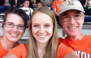 Betsi and Tod Waldron with their daughter, Emily. This photo was taken after Betsi completed her treatment for breast cancer in 2013.