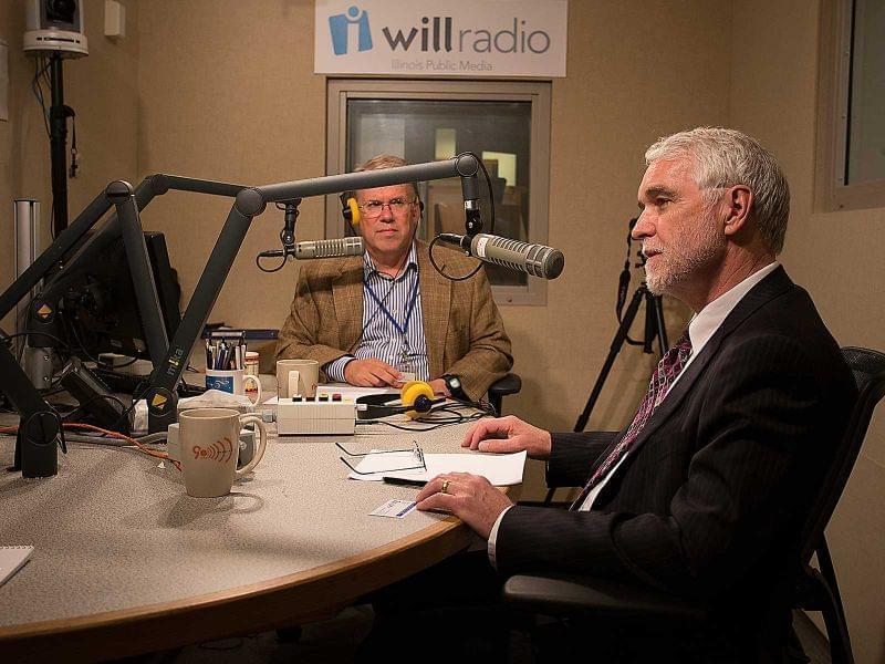 Incoming University of Illinois President Timothy Killeen talks with WILL's Jim Meadows on Thursday May 14, 2015.