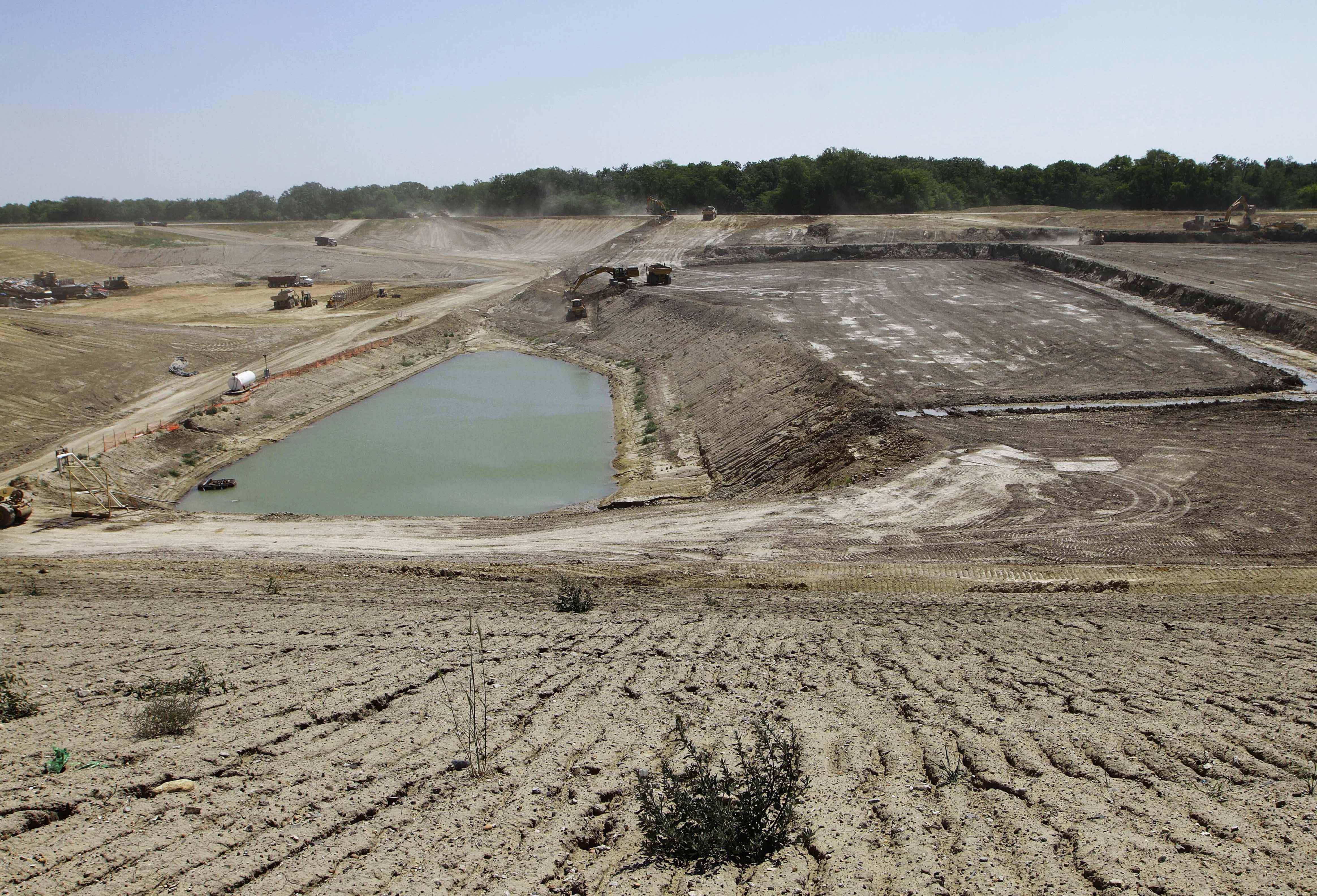 In this June 20, 2012 file photo, construction is seen going on at the Clinton Landfill.