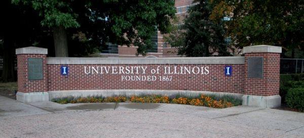 University of Illinois entrance marker