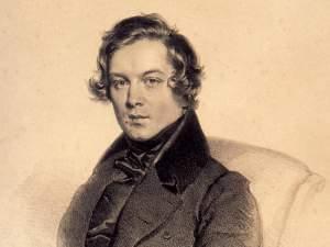 An illustration of composer Robert Schumann