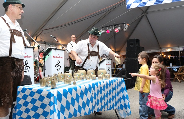 An activity at the first annual CU Oktoberfest in 2013.
