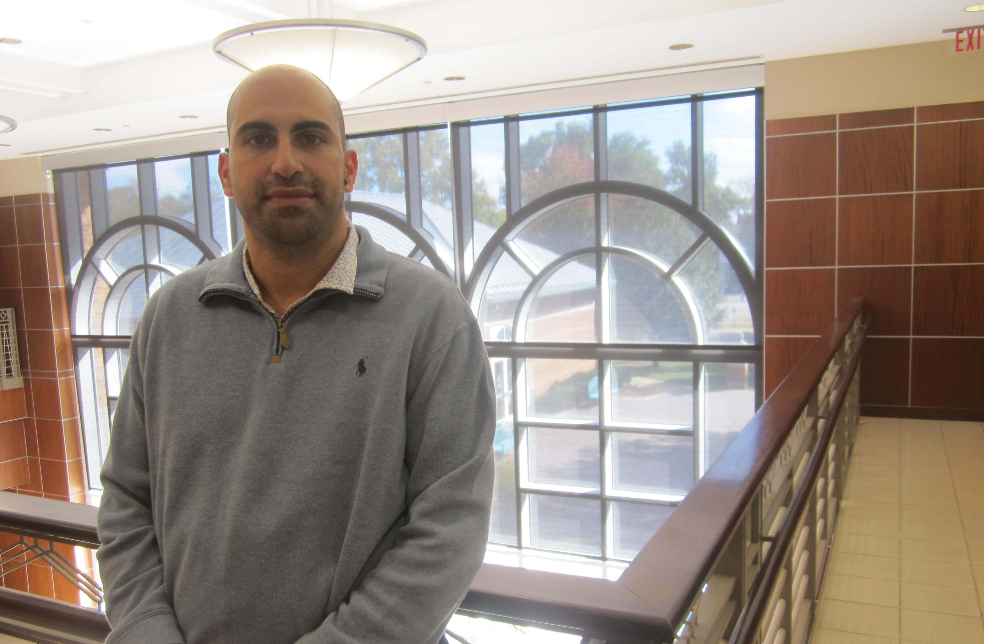 Visiting Prof. Steven Salaita of the American University of Beirut.