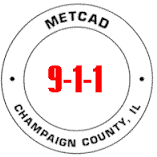 Champaign County METCAD 911 logo

