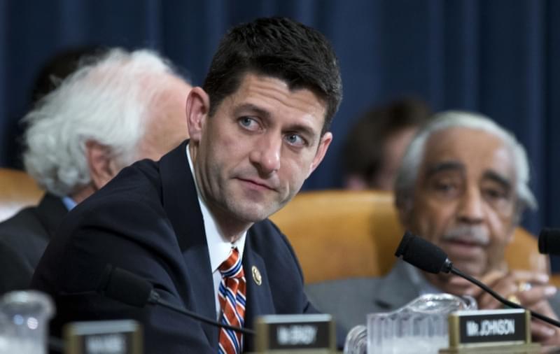 In this Wednesday, June 10, 2015, file photo, House Committee on Ways and Means Chairman Rep. Paul Ryan, R-Wis., presides over a committee hearing on Capitol Hill in Washington. 