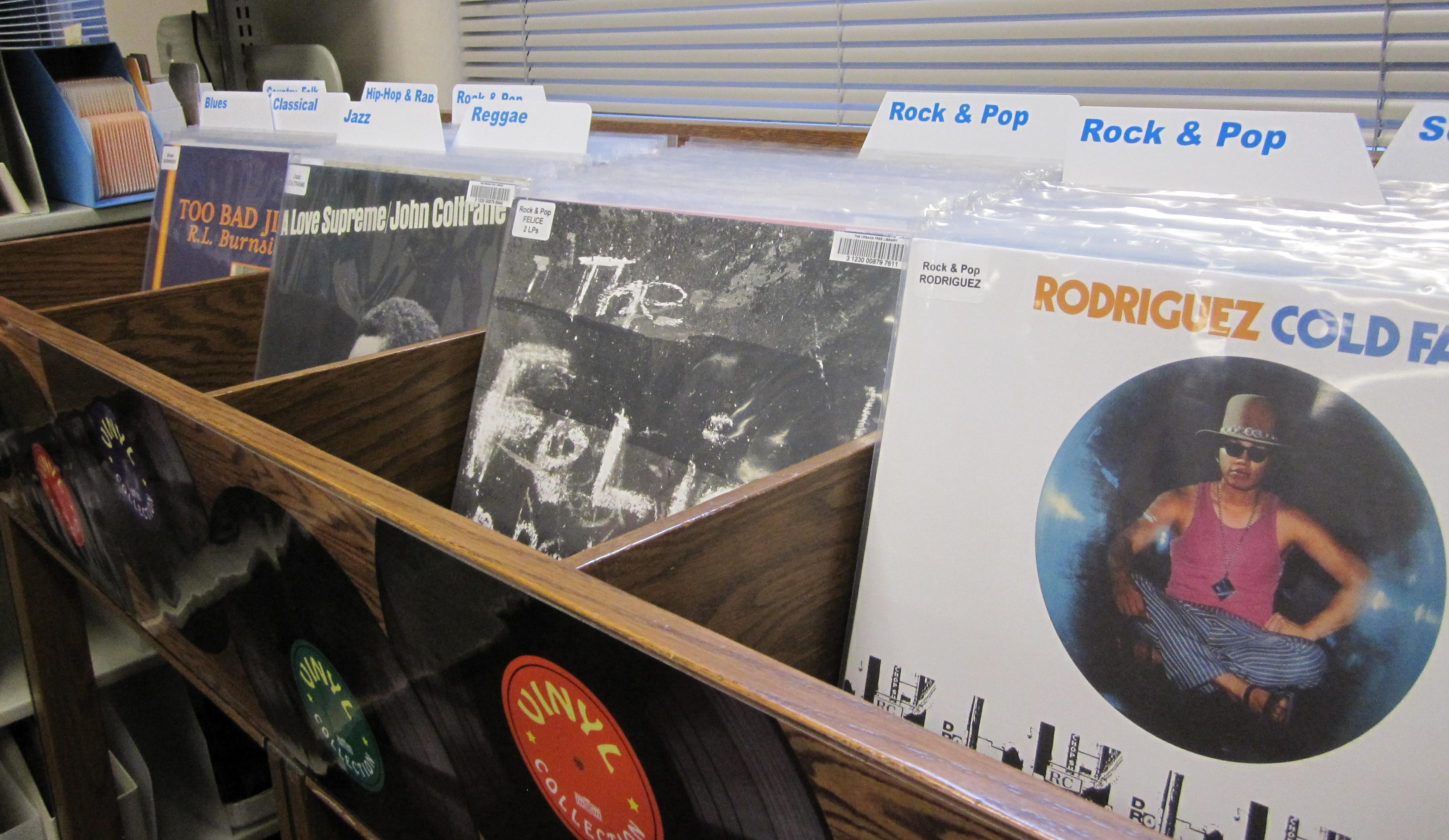 Urbana Free Library Debuts New Vinyl Collection Illinois Public Media News Illinois Public Media