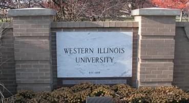 Sign for Western Illinois University