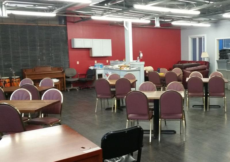 The inside of the new Phoenix Daytime Drop-In Center.