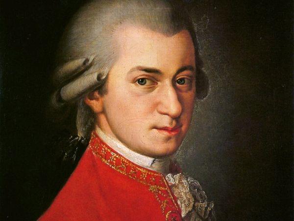 Painting of Mozart 
