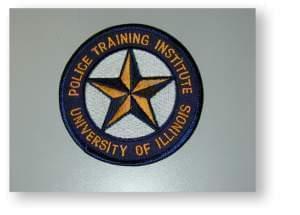 Arm patch from U of I Police Training Institute 