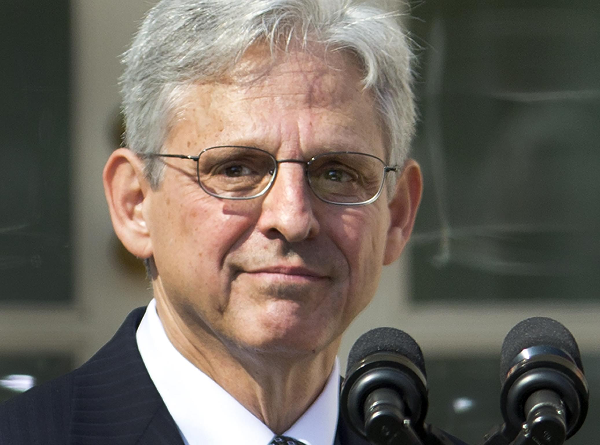 Federal appeals court judge Merrick Garland is introduced as President Barack Obama's nominee for the Supreme Court during an announcement in the Rose Garden of the White House, in Washington, Wednesday, March 16, 2016.