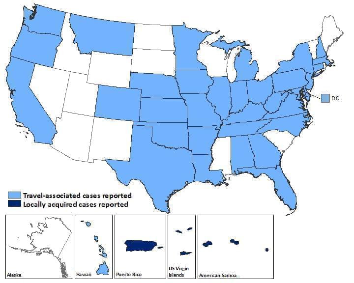 USA map
